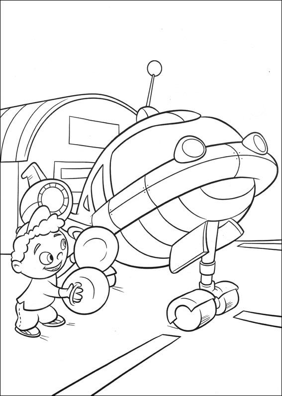Kids-n-fun.com | 27 coloring pages of Little Einsteins